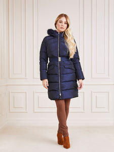 Chaqueta acolchada larga con capucha de alta calidad para mujer, chaqueta de burbujas de diseño personalizado, acolchada y transpirable - Product Image 2