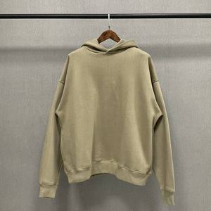 OEM 480gsm grueso pesado algodón sólido de gran tamaño gota hombro pulóver sudaderas con capucha hombres sudaderas con capucha al por mayor barato y de calidad sudaderas con capucha - Product Image 4