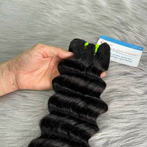 Precio al por mayor pelo vietnamita sedoso fuerte final saludable pelo de trama rizado disponible en stock fábrica - Product Image 3