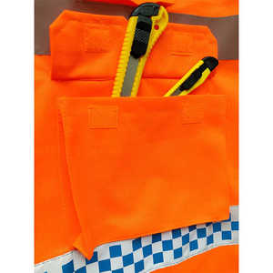 Chaleco DE TRABAJO reflectante, ropa de trabajo de seguridad de alta visibilidad, para hombres y mujeres, transpirable, ligero, duradero, chaleco reflectante de seguridad - Product Image 5