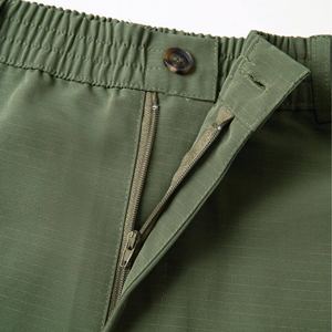 Pantalon cargo de haute qualité, tendance, taille haute, poids moyen, lavage foncé, avec design multi-poches, coupe slim, service OEM - Product Image 5