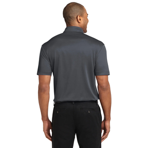 Polo à manches courtes résistant aux taches pour hommes avec poche-Bleu royal respirant anti-transpiration 100% polyester décontracté - Product Image 6