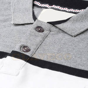 La mejor calidad, camisetas de polo hechas a medida para hombre, ropa informal de nuevo diseño en poliéster de patrón sólido y tela de punto - Product Image 6