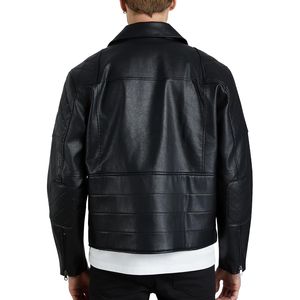 Chaqueta de Cuero Genuina para Hombre 2025, Moderna y Elegante, con Logotipo Personalizado, Novedades, Mejor Fabricación, MOQ Bajo - Product Image 5