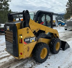 Mini chargeuse compacte 246c 226b Cat 242D d'occasion d'origine 95% Chargeur sur pneus avant Fourniture en usine Certificat EPA/CE - Product Image 1