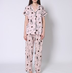 Women's Classic Button Front <b>Pyjamas</b> Comfortable Sleepwear - Product Image 1