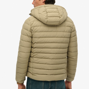 Chaqueta acolchada de camuflaje de gran tamaño con cremallera sólida de calidad superior Unisex, cálida, acolchada personalizada, impermeable, frontal, de alta calidad - Product Image 2