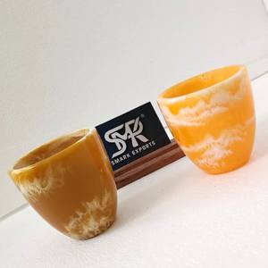 Tasse à thé en résine artisanale, style Kulhad, vaisselle en résine faite à la main pour le café, le thé, la décoration de la maison et les cadeaux - Product Image 2