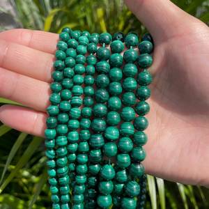 Cuentas de Malaquita Verde Natural, para la Elaboración de Joyas, Sanación de Chakras, Energía, Crecimiento Emocional, Regalo, Fuerza Espiritual - Product Image 5