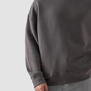 Sudadera con Capucha Extra Grande para Hombre, Sudadera con Capucha de Primera Calidad con Logotipo Personalizado Estampado, Color Sólido, Mezcla de Algodón, 2026 - Product Image 4