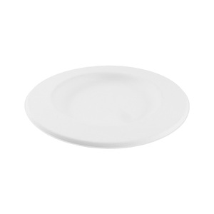Biodegradable Round Bagasse Plate Heavy Duty Sugarcane <strong>Tableware</strong> for Cafeterias and Catering - Product Image 2
