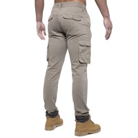 Offre Spéciale pantalon de plein air cargo personnalisé pour hommes grande taille dernière conception en coton respirant décontracté plat avant Cordura technologie
