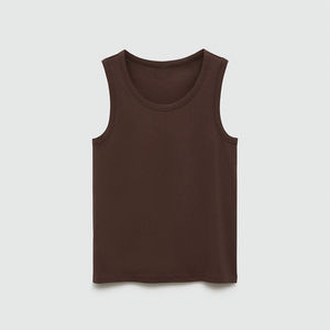 Camisetas sin mangas de gimnasio para hombre con logotipo personalizado de alta calidad, tejidas ecológicas, transpirables, de talla grande, fabricadas en Pakistán - Product Image 6
