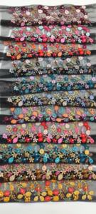 Premium Jacquard Embroidered Lace Fabric Intricate Woven Designs for Eco-Friendly Shoes Dresses Gowns & Home Decor for <b>Bags</b> - Product Image 3