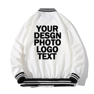 Veste coupe-vent légère camouflage à fermeture éclair pour hommes pour le printemps et l'automne col montant avec logo avant et poche - Product Image 4