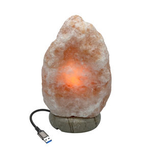 Lámpara de sal natural del Himalaya decorativa USB de alta calidad, decoración del hogar de buena venta a un precio razonable, elaborada por Usb - Product Image 1