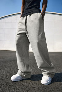 Custom logo Drawstring <b>Joggers</b> Casual Men's Cotton Terry Straight <b>Cargo</b> Track Trousers <b>Pants</b> for Men - Product Image 4