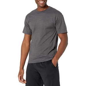 T-shirt personnalisé de haute qualité, poids lourd, T-shirts surdimensionnés vierges, T-shirt personnalisé en coton graphique sérigraphié pour hommes - Product Image 1