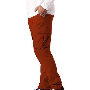 Pantalones Cargo de secado rápido a la moda para hombres, pantalones Cargo de algodón hechos para exteriores de Color sólido, pantalones Cargo de moda para hombres - Product Image 3