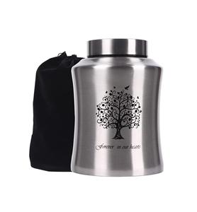 Urnas de árbol de la vida para cenizas humanas-Urnas de cremación para adultos para entierro funerario o en el hogar-Cruz (160 pulgadas cúbicas originales (árbol) - Product Image 4