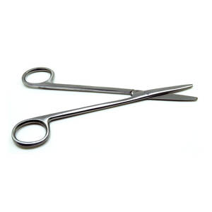 กรรไกรผ่าตัดสแตนเลสกรรไกรผ่าตัดแบบตัดพิเศษกรรไกรผ่าตัดแบบตรง CE / ISO โลโก้ลูกค้า - Product Image 2