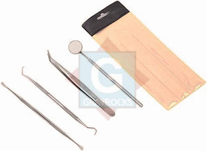 ชุดตรวจฟันด้วยมือพร้อมแหนบเครื่องมือผ่าตัดกระจกได้รับการรับรองจาก CE - Product Image 3