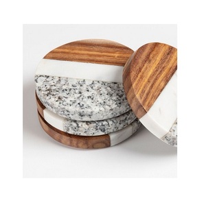 ที่รองแก้วไม้และหินอ่อนสำหรับแกะสลัก,ที่รองแก้วหินอ่อนสำหรับโต๊ะกาแฟไม้แก้วเบียร์ - Product Image 1