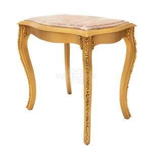 ชุดโต๊ะบริการแบบซ้อนกันลายหินอ่อนสุดหรูหรา พร้อมกรอบทองแกะสลักด้วยมือ เพื่อการตกแต่งภายในบ้านอย่างสง่างาม - Product Image 5