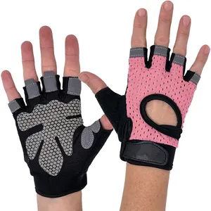 Customized Logo Weightlifting Gloves For Gym Men Women Available Workout Fitness weight lifting Gym Gloves