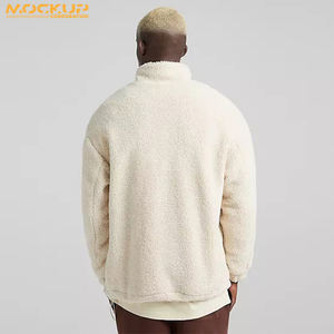 Hoodies d'hiver pour hommes, pull-over formel en sherpa, sweat à capuche en flanelle de haute qualité, manches longues, décontracté, avec poche - Product Image 2