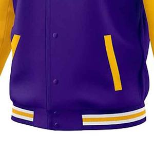 Wholesale Custom Chenille Patch <b>Vintage</b> Winter 100% Wool <b>Varsity</b> <b>Jackets</b> College Baseball OEM/ODM Letterman <b>Jacket</b> - Product Image 6