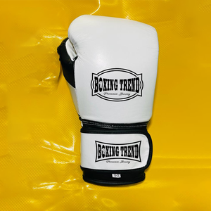 Kickboxing Saco de boxeo pesado Guante Cuero 16oz Sparring Artes marciales Entrenamiento Guantes de boxeo Logotipo personalizado - Product Image 5