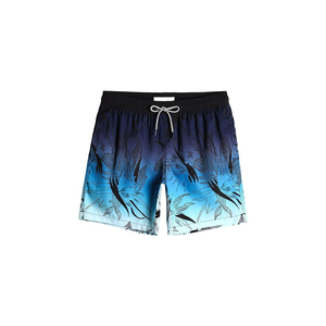 Maillot de bain short de plage en polyester personnalisé Maillot de bain court pour homme avec poche arrière Short de bain - Product Image 1