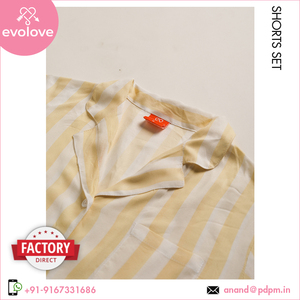 Meilleure vente ensemble de pyjama 2 pièces en rayonne pour femmes excellente qualité tricotée vêtements de détente d'été shorts vêtements de nuit de printemps nouvellement arrivés - Product Image 4