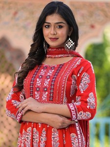 ชุดสูทออกแบบ salwar ชุดอินเดียและปากีสถานชุดเย็บปักและด้ายสำหรับงานแต่ง - Product Image 2