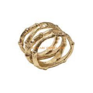 Set de 6 ronds de serviette de forme personnalisée en agate de créateur de luxe standard, décoration de table de taille personnalisée, ronds de serviette de table à manger pour la maison - Product Image 5