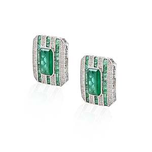 Boucles d'oreilles en diamant Mondrian - Product Image 3