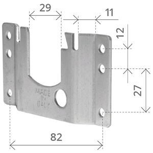 <b>Wood</b> Support <b>Length</b> Mm. 82 - Product Image 1