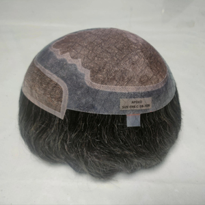 Apolo Model Kinky Straight and Deep Wave Toupee Peluca Remy Hair Grade para hombres-Colección de cabello indio de Bangladesh - Product Image 1