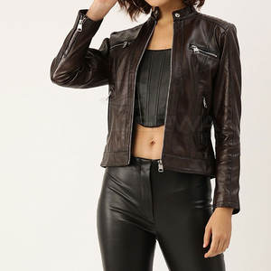 แจ็กเก็ตหนังระบายอากาศของผู้หญิงสำหรับใช้งานกลางแจ้ง - Product Image 4