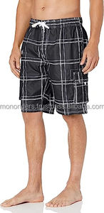 Shorts de bain polyvalents pour hommes, respirants, extensibles, performants, pour l'été, personnalisables, élégants, en toile, écologiques - Product Image 2