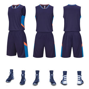 Fabricant d'uniformes de basket-ball le plus vendu Uniforme de basket-ball réversible surdimensionné personnalisé en multicolore 2025 - Product Image 3