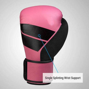 Gants de boxe professionnels haute protection en mousse fermeture sécurisée au poignet disponible pour la vente en gros et avec logo personnalisé - Product Image 2