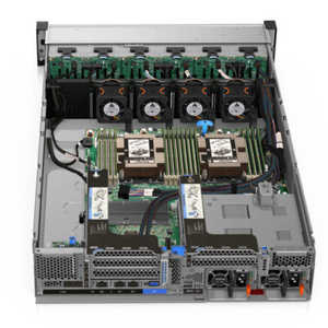 L e n o V o Think System SR590 2U Rack Server I n t e l Xeon Silver 4210R Procesador 64GB Memoria DDR4 750W 8TB HDD Server - Product Image 2