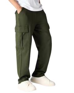 กางเกงคาร์โก้ของผู้ชายกางเกงสไตล์สตรีทแวร์มีกระเป๋าหลายกระเป๋าระบายอากาศผ้าฝ้าย100% ดีไซน์ล่าสุด - Product Image 2