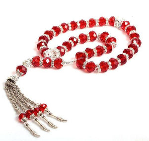 Cristal de qualité supérieure Impression de logo personnalisé de haute qualité Accessoires musulmans Léger Tasbeeh en différentes couleurs - Product Image 3