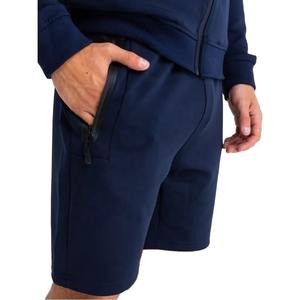 Ensemble de survêtement de sport d'été personnalisé en polyester pour homme, short et sweat à capuche 2 pièces, collection 2026 - Product Image 2