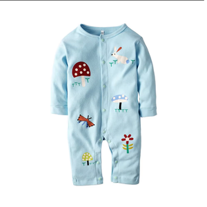 จั๊มสูทผ้าฝ้ายสำหรับเด็กทารกมาใหม่ชุดหมีสำหรับเด็กวัยหัดเดินเด็กผู้ชายนุ่มสบายสวมใส่ทุกวัน - Product Image 5