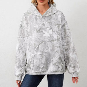 Vente en gros Sweat à capuche surdimensionné personnalisé pour femmes Pull à manches longues OEM Marque privée Sweats à capuche en polaire Fournisseur direct d'usine - Product Image 1