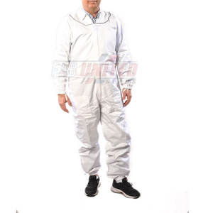 ชุดเลี้ยงผึ้งผ้าฝ้ายพร้อมผ้าคลุมซิปและหัวเข่าเสริมชุดเลี้ยงผึ้งแบบพรีเมี่ยมพร้อมฮู้ดที่ถอดออกได้และซิปแข็งแรง - Product Image 1